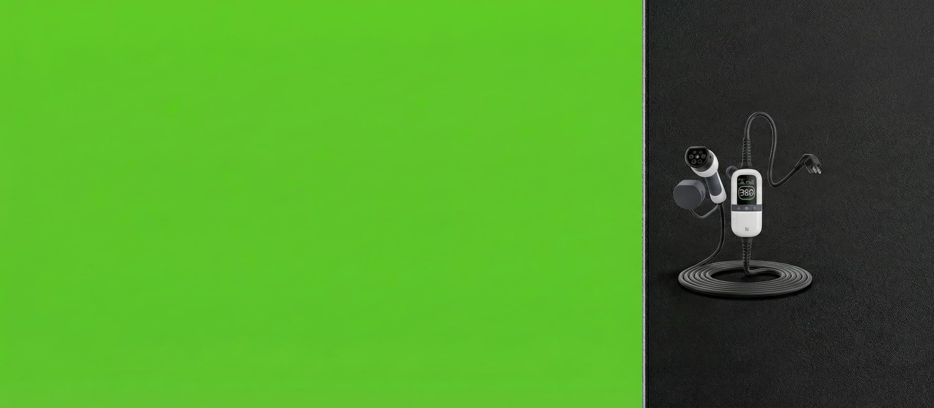 Banner image with charger