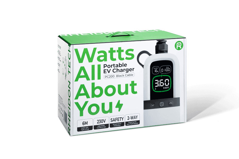 Prenosná nabíjačka pre elektromobily 3,6kW 230V RHEIDON PC-200